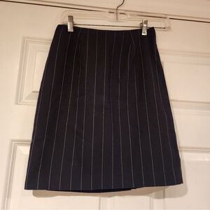 Daily Habit black and white striped lined dress skirt Size 5